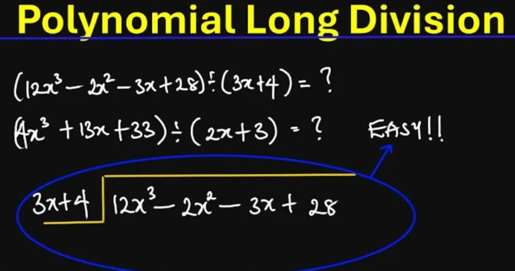 Polynomial Long Division Calculator