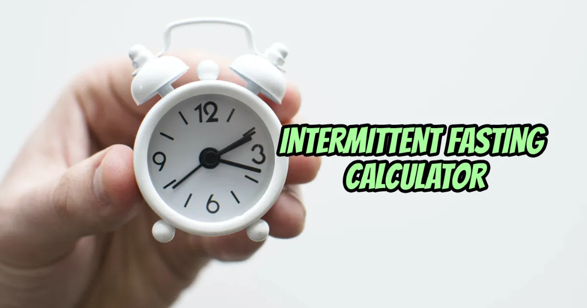 Master Your Health with an Intermittent Fasting Window Calculator