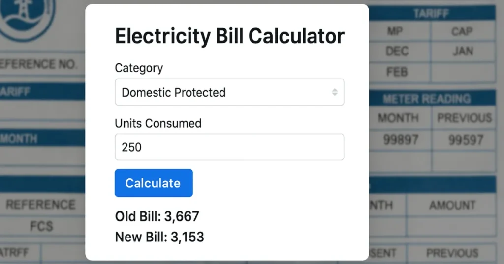 Electric Unit Cost Calculator